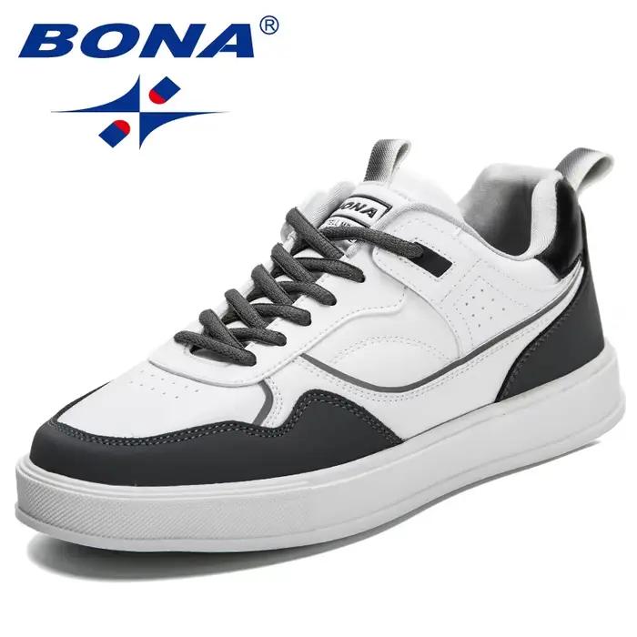 BONA nouveaux créateurs chaussures décontractées baskets à la mode hommes