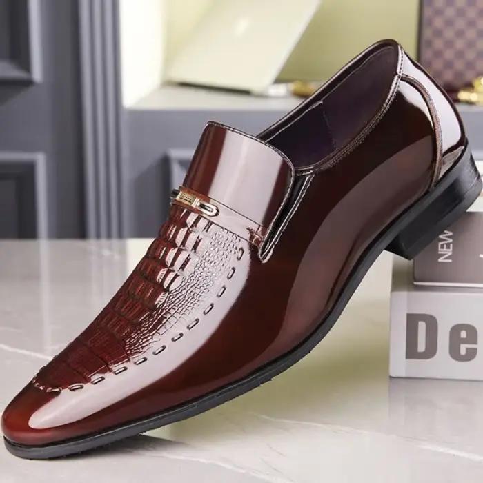 Chaussures en cuir homme décontractées printemps automne occasionnelles pour hommes confort massant et durable pour toutes les occasions