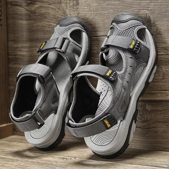 Sandales homme en caoutchouc et toile pour plage et ville élégantes et durables pour hommes occasions spéciales et tenues de plage