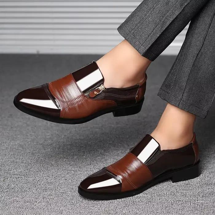 Chaussures Oxford en cuir respirantes pour hommes élégantes pour bureau et occasions spéciales comme mariage et cérémonies formelles