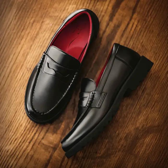 Maden – Mocassins vintage noirs pour hommes