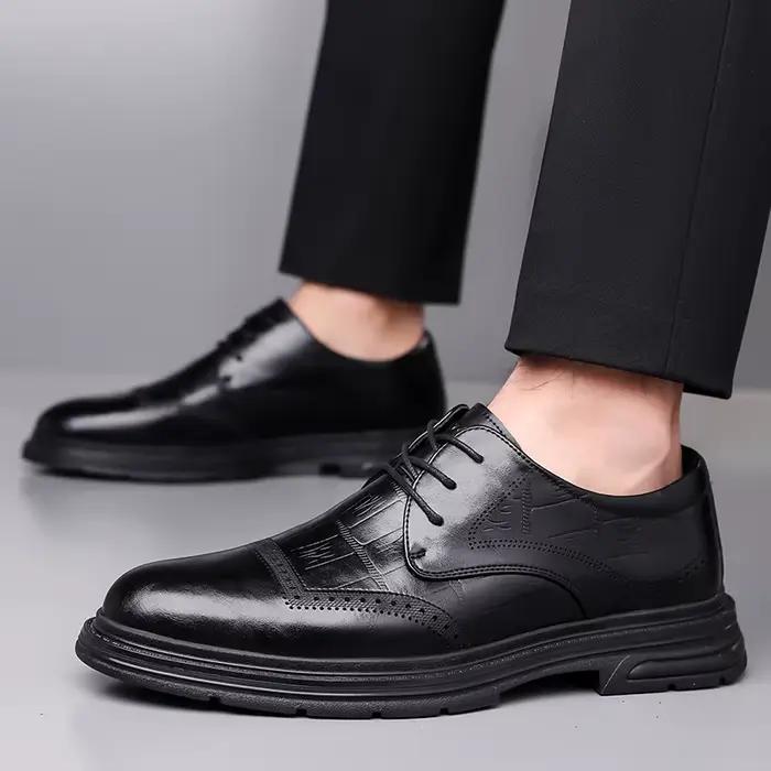 Chaussures habillées d'affaires pour hommes de marque haut de gamme
