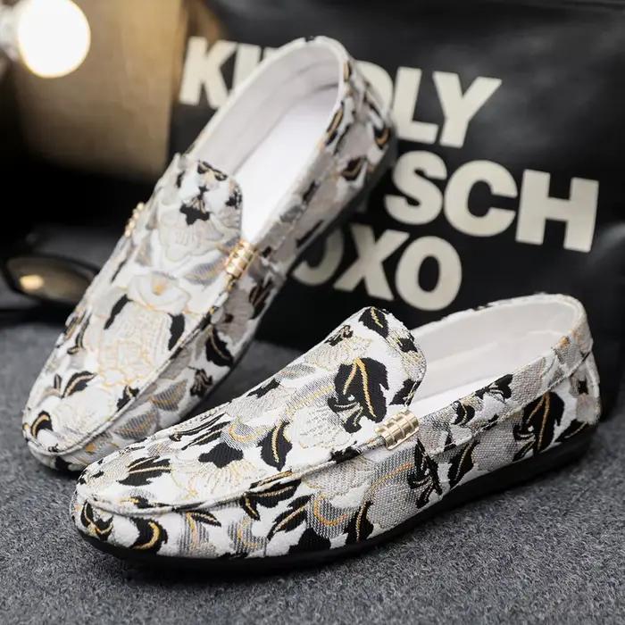 ELUVA mocassins hommes chaussures confortables été respirant antidérapant léger chaussures de marche hommes conduite chaussures plates décontractées baskets