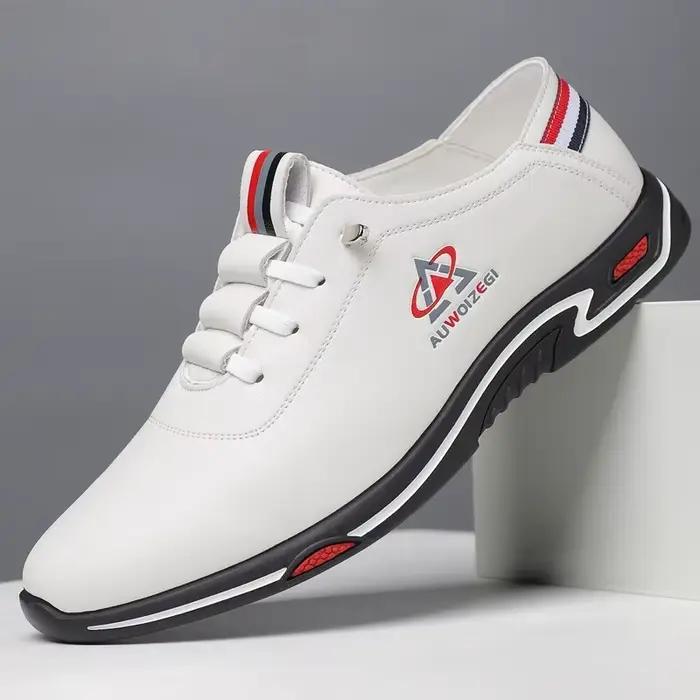 Chaussures en cuir respirantes pour hommes
