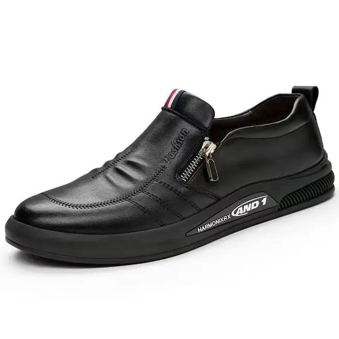 Chaussures en cuir décontractées pour hommes
