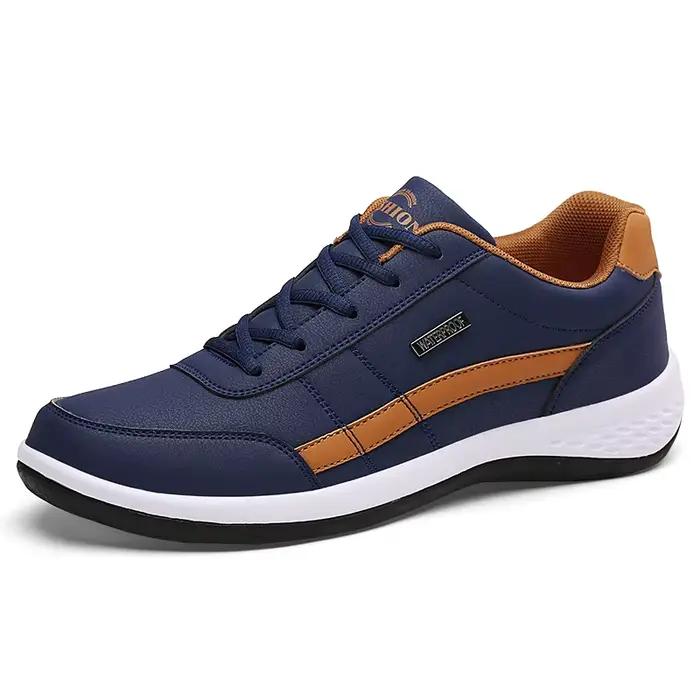 Chaussures décontractées homme en cuir artificiel respirantes et antidérapantes pour printemps et automne - Occasions spéciales et activités quotidiennes