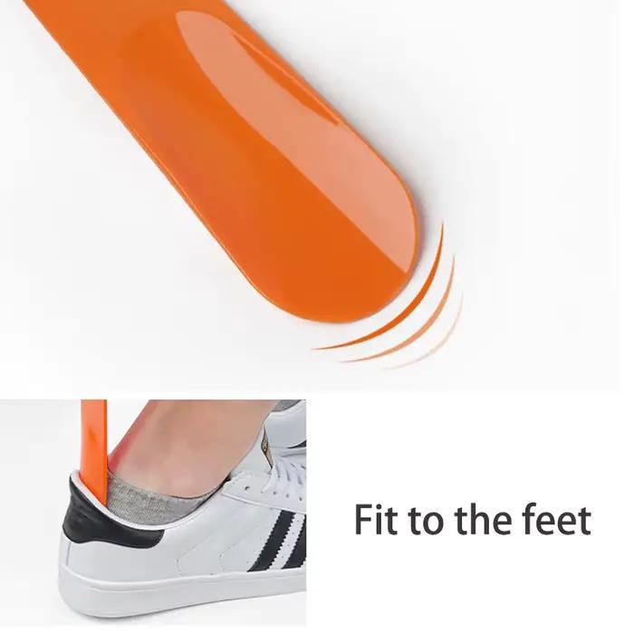Chausse-pied professionnel Flexible et robuste, 1 pièce, en forme de cuillère, rehausseur de chaussures, cornes de chaussures lisses, faciles à porter