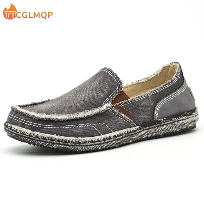 Chaussures Bateau en Toile pour Homme