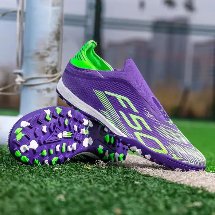 Chaussures de football sans lacets pour hommes T36