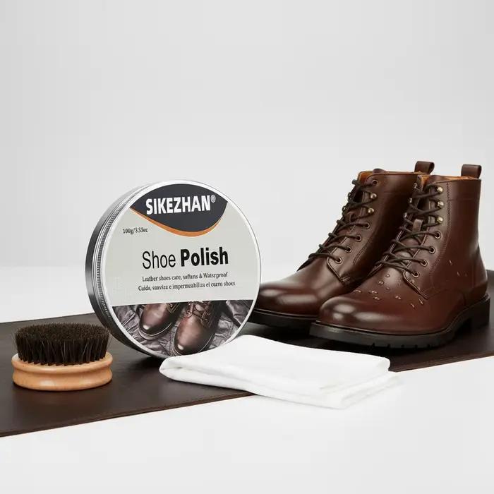 Crème de polissage professionnelle pour chaussures en cuir