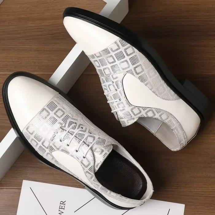 Chaussures habillées de luxe pour hommes 2025 printemps automne mode costume formel