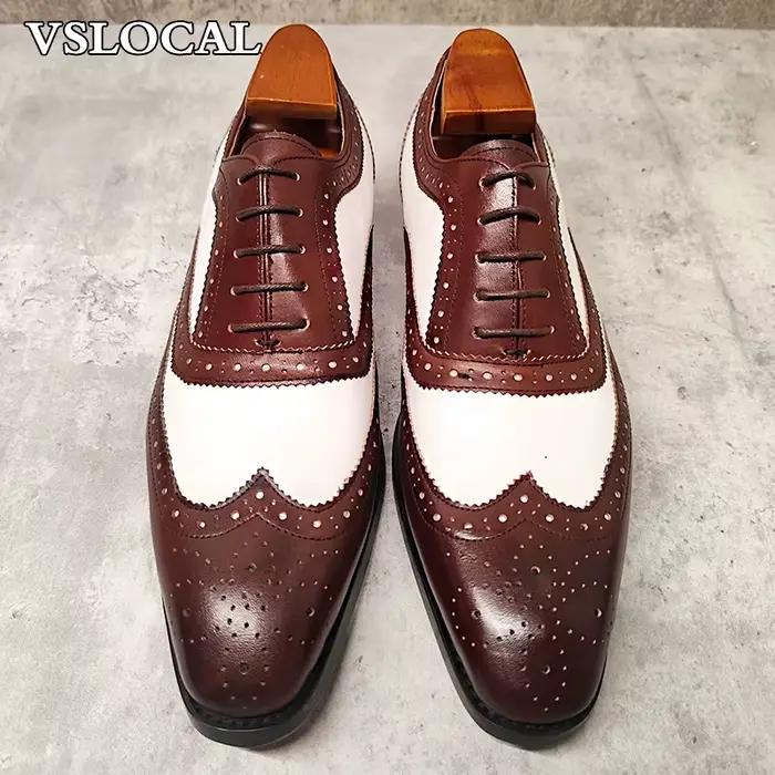 Chaussures Oxford de luxe pour hommes