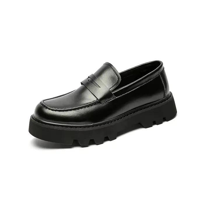Mocassins en cuir véritable pour hommes