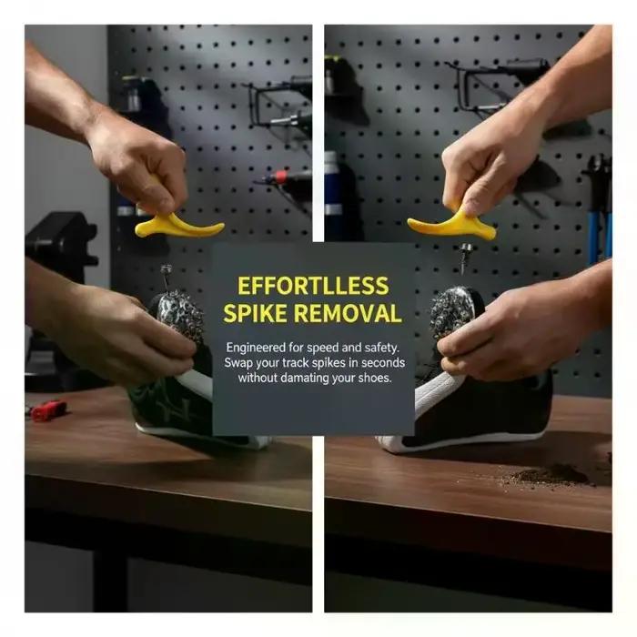 Clé à crampons pour chaussures de course, outil de retrait des clous, accessoires pratiques