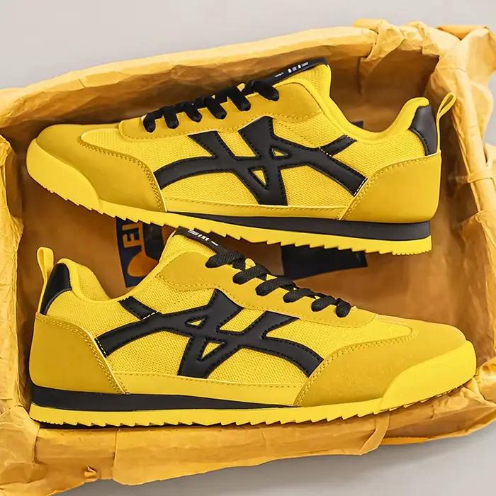 Chaussures Forrest Gump pour hommes, chaussures de sport décontractées rétro en maille respirante, chaussures de course légères à semelle souple et polyvalentes, baskets tendance pour les trajets quot