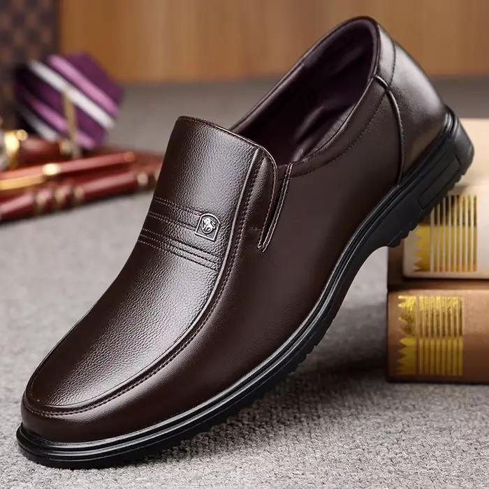Mocassins en cuir véritable faits à la main pour hommes