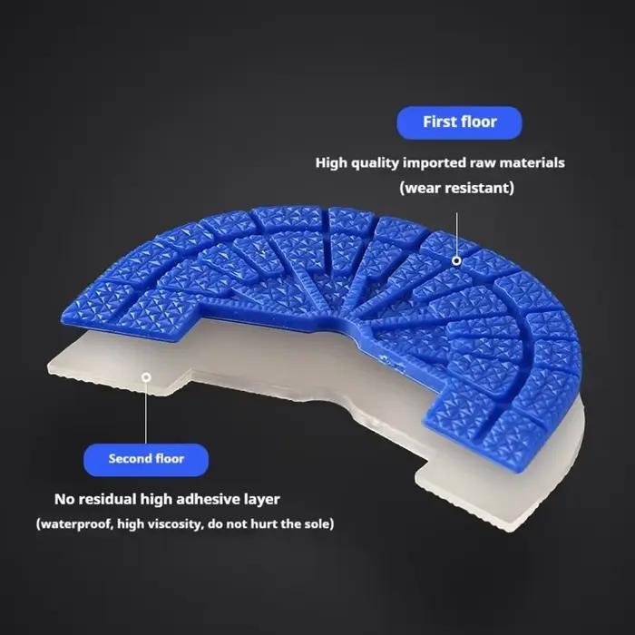 Autocollants antidérapants SMATLELF pour semelles de chaussures homme résistants à l'usure absorbant les chocs pour sécurité et confort occasions quotidiennes et sportives