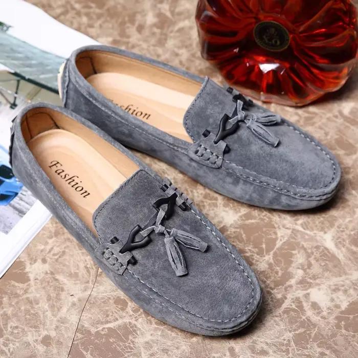 Mocassins en daim confortables pour hommes