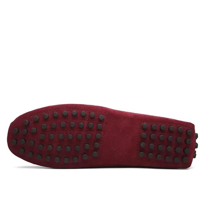 Mocassins en cuir véritable pour hommes, chaussures plates légères, mocassins de conduite, haute qualité, vente chaude, printemps et été, marque