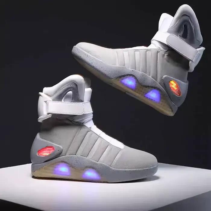 Chaussures de basket lumineuses LED pour hommes