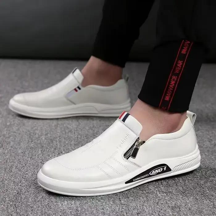 Chaussures en cuir décontractées pour hommes