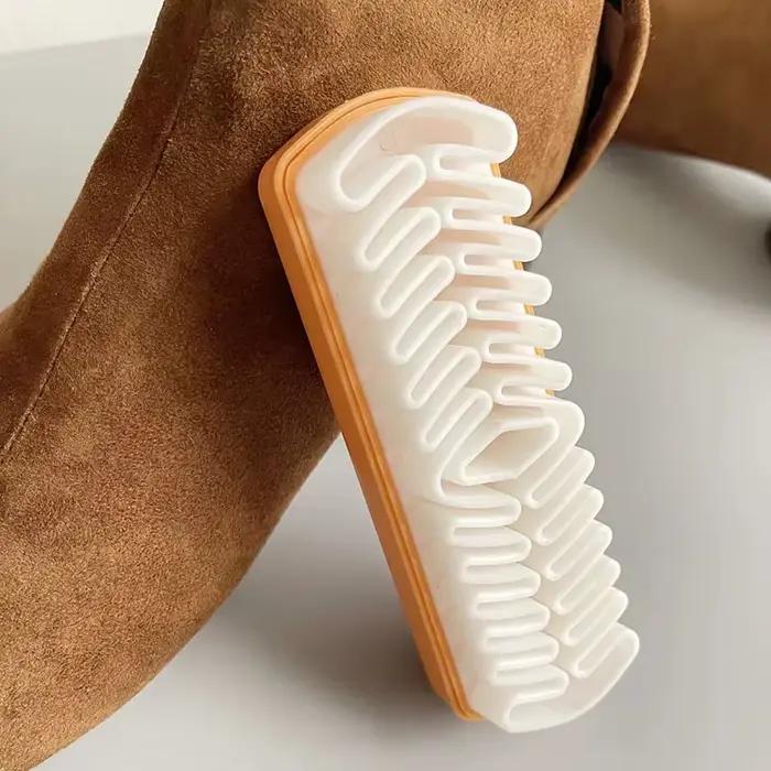 Brosse à chaussures en daim, gomme dissolvant de taches pour bottes de neige, chaussures et baskets en daim, brosse à chaussures en crêpe en caoutchouc d'hiver, outils pour la maison, 1/3/5 pièces