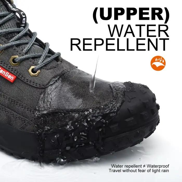 Chaussures de sécurité pour hommes Dian Sen à embout d'acier avec semelles anti-écrasement