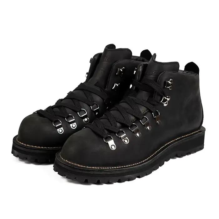 Bottines vintage en cuir pour hommes – Chaussures d'alpinisme rétro