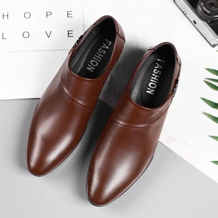 Oxfords chaussures en cuir pour hommes de luxe