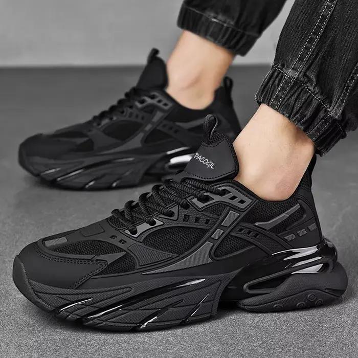 Chaussures de sport noires pour hommes