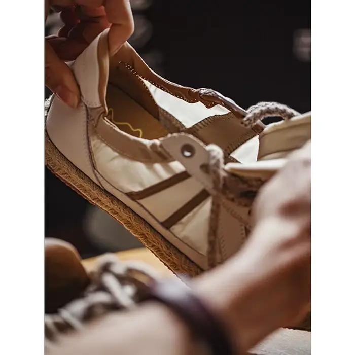 Chaussures de sport MADEN pour homme, baskets tissées respirantes, chaussures de pêcheur polyvalentes, confortables pour l'été et le printemps