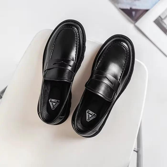 Mocassins en cuir véritable pour hommes