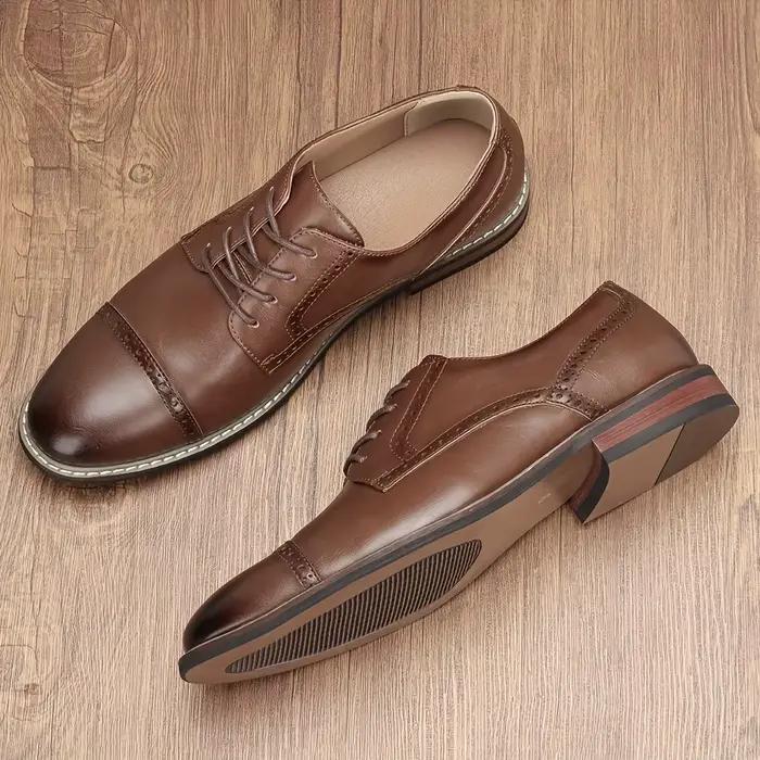 Chaussures habillées en cuir pour homme