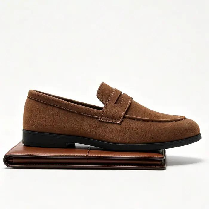 Nouvelles chaussures classiques en daim pour hommes - mocassins décontractés - chaussures plates tendance, douces et respirantes - chaussures pour tous les jours et pour les sports de plein air
