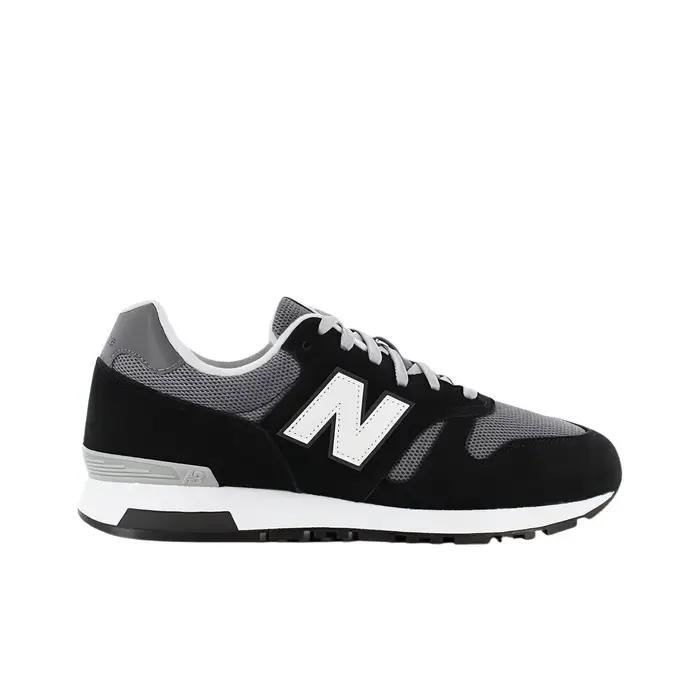 New Balance NB 565 Comfort Mesh Fabric Chaussures de course basses respirantes et rembourrées unisexe gris noir ML565CBK