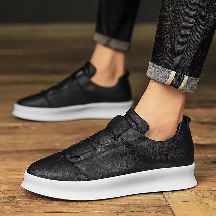 Chaussures en cuir à lacets pour hommes, mocassins d'extérieur, baskets italiennes respirantes, de conduite