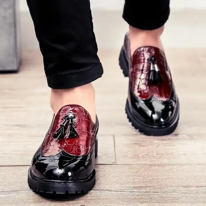 Mocassins en cuir italien pour hommes