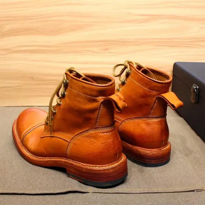 Bottines faites à la main pour hommes