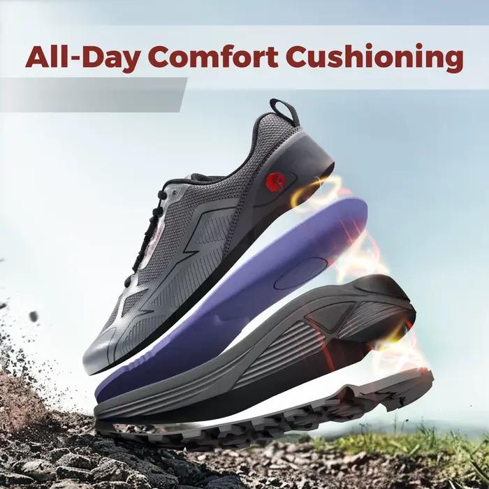 FitVille-Chaussures de course sur sentier coordonnantes pour hommes