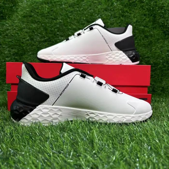 Baskets impermeables et antidrapantes G112 pour homme avec couverture au-dessus de la cheville pour homme occasions golfiques