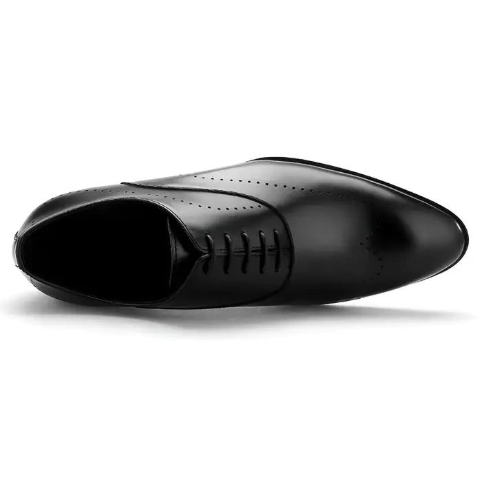 Chaussures Derby Formelles en Cuir Pleine Fleur pour Hommes – Idéales pour le Quotidien et les Affaires