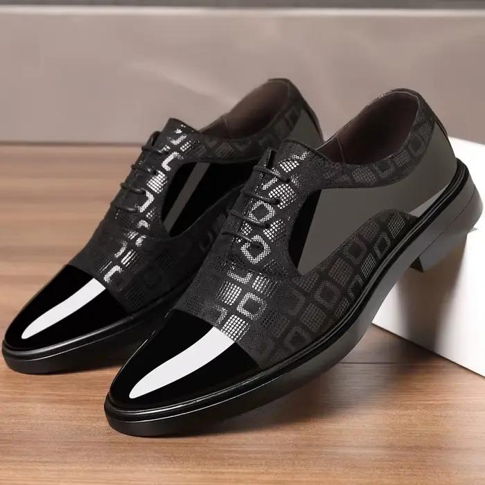 Chaussures habillées de luxe pour hommes 2025 printemps automne mode costume formel