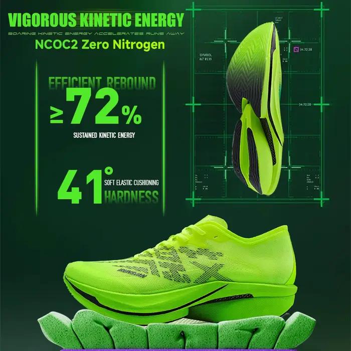 IRUNSVAN AiYing 1.0 chaussures de course pleine paume plaque de carbone mâle et femelle professionnel Marathon chaussures de course chaussures de sport hommes