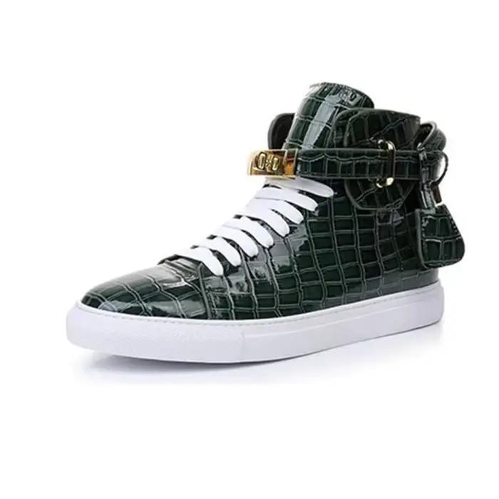 Chaussures en cuir naturel véritable pour hommes, marque de luxe, confortables, décontractées, blanches, baskets de créateur de haute qualité, cadeaux pour hommes originaux