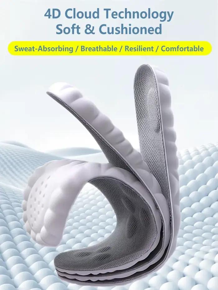 Semelles intérieures de Sport en Latex, coussinets de chaussures souples à haute élasticité, orthopédiques, respirantes, déodorantes, coussin d'absorption des chocs, Support de voûte plantaire