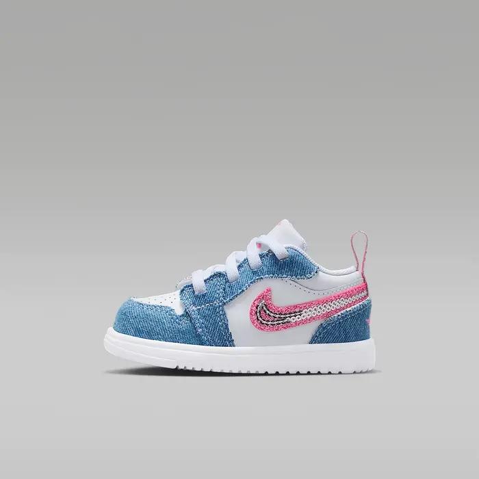 Nike véritable JORDAN bébé et enfants chaussures de sport légères quotidiennes Velcro HQ2002-400