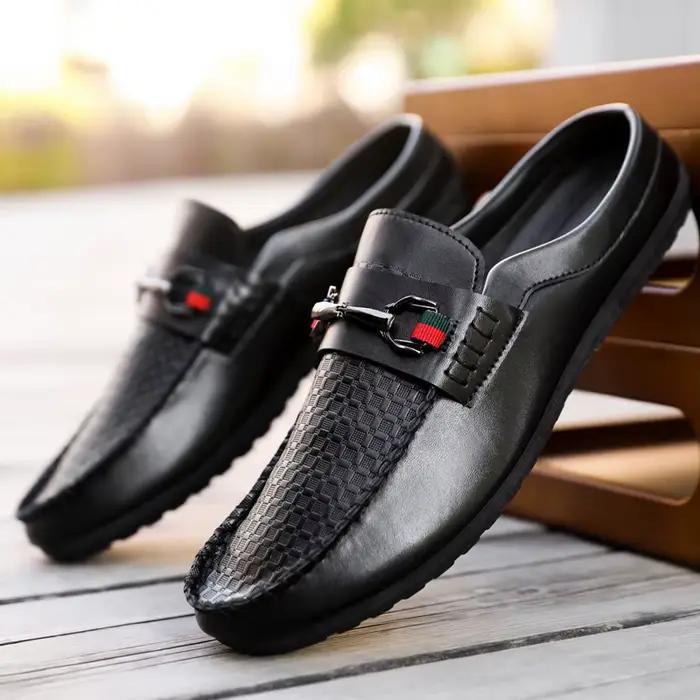 Chaussures décontractées sans talon pour hommes - Style rétro