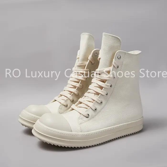 Chaussures décontractées beiges et blanches pour hommes