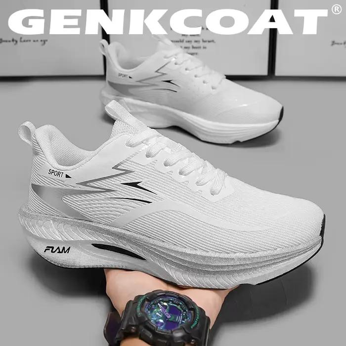 Chaussures de course respirantes antidérapantes pour hommes et femmes demi-marathon tennis jogging baskets décontractées confort sécurité style moderne