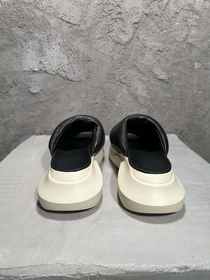 Sandales à plateforme Rick's 2023ss en cuir de veau pleine fleur de qualité supérieure